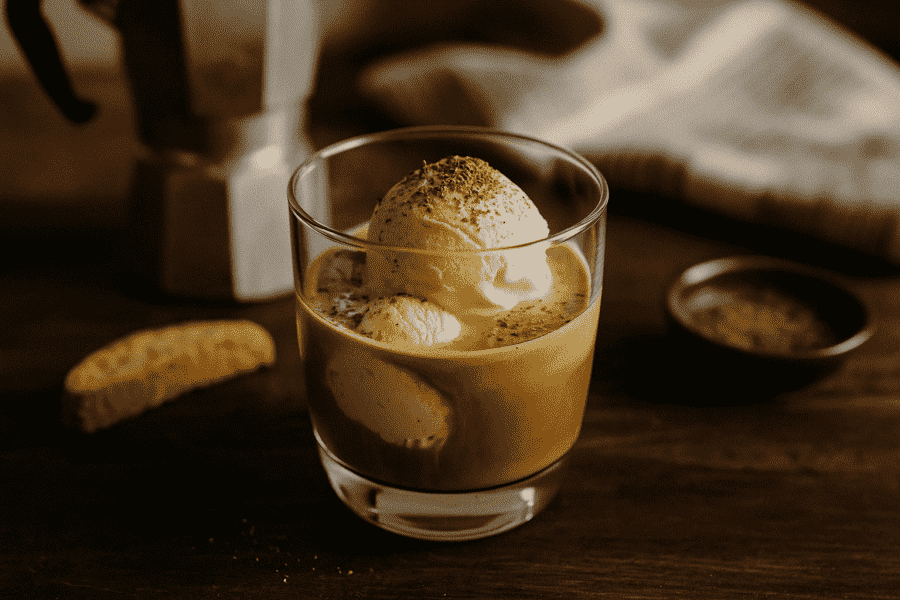 Przygotowanie affogato