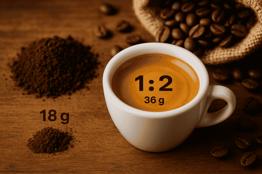 najlepszy stosunek kawy do wody do espresso