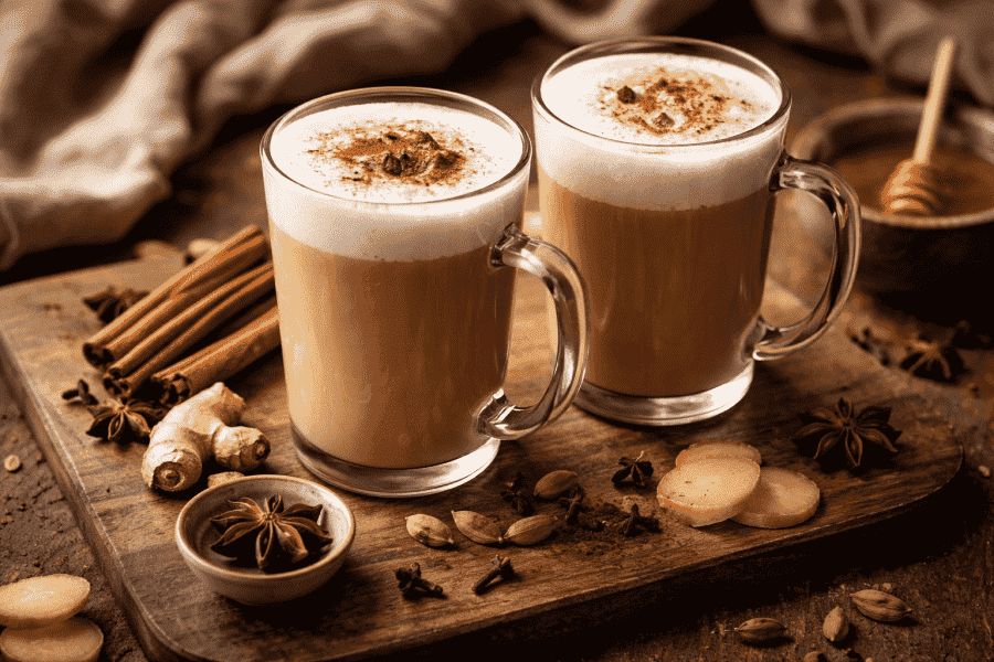 Chai latte: zrób ją sam z prawdziwymi przyprawami!