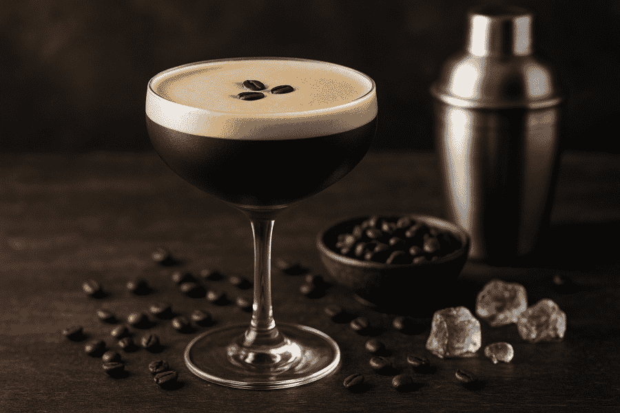 Piękne espresso martini
