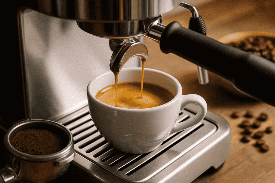 Odmierzanie espresso