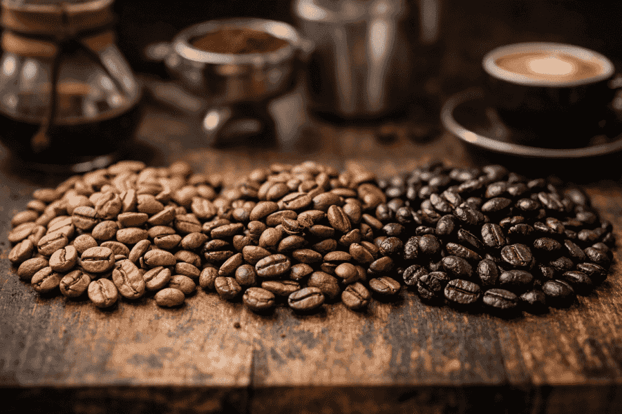 Jaka jest różnica między light, medium a dark roast?