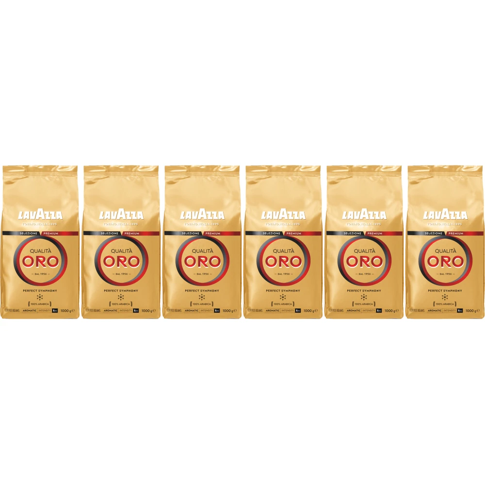 Lavazza Qualità Oro - kawa ziarnista - 6 x 1 kg