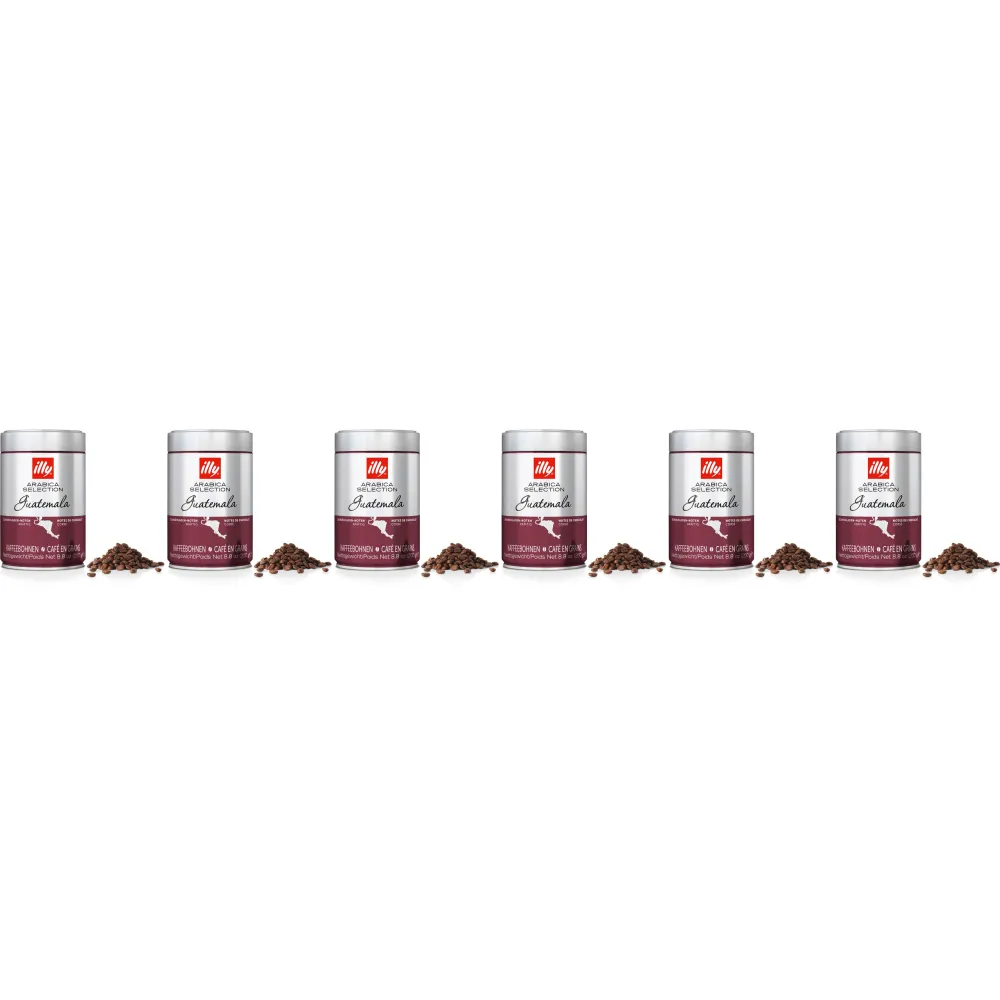 illy Arabica Selection Guatemala - kawa ziarnista - 6 x 250 gramów