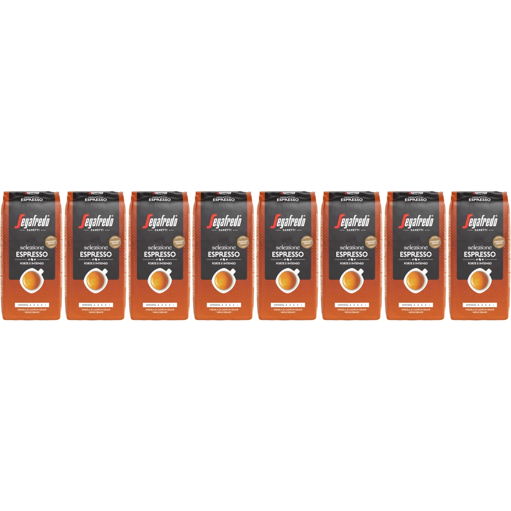 Segafredo Selezione Espresso - kawa ziarnista - 8 x 1 kg