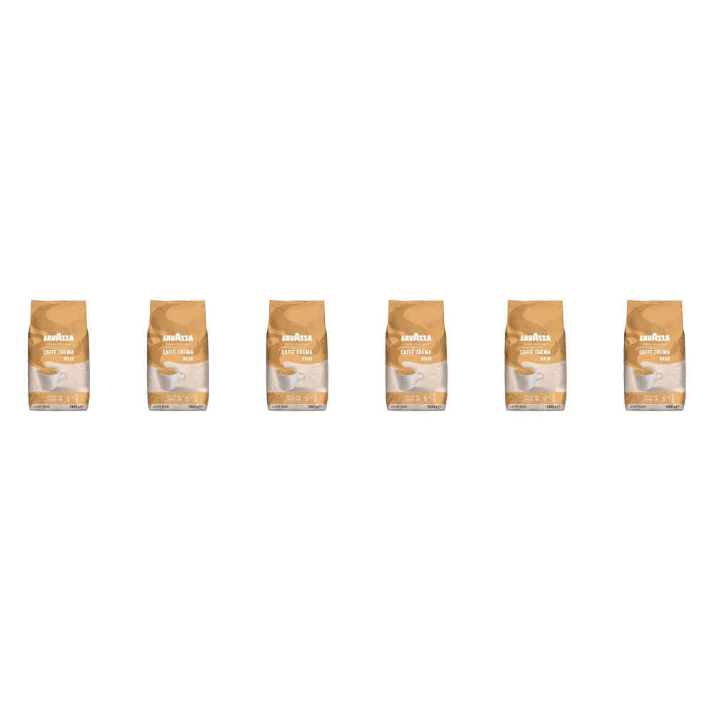 Lavazza Caffè Crema Dolce - kawa ziarnista - 6 x 1 kg