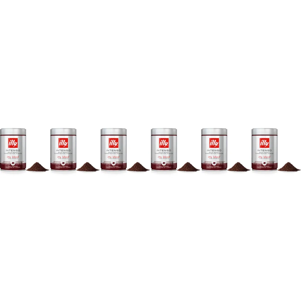 illy Intenso - kawa mielona - 6 x 250 gramów