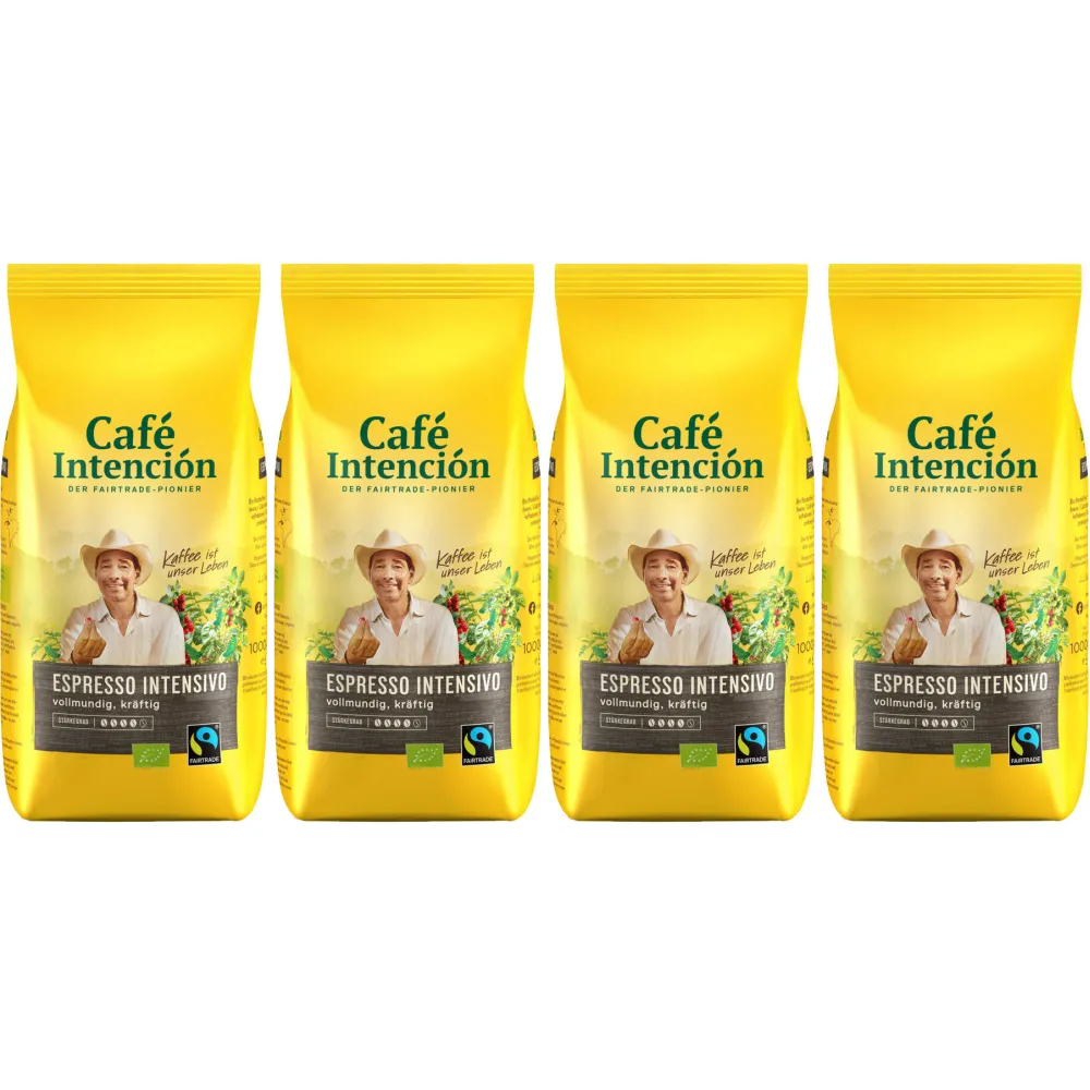 Café Intención Intensivo - kawa ziarnista - 4 x 1 kilogram