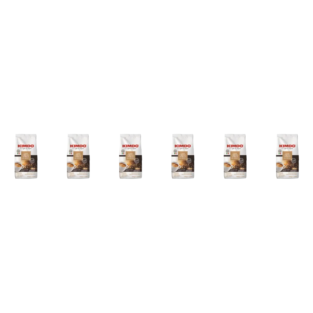 Kimbo Dolce Crema - kawa ziarnista - 6 x 1 kilogram