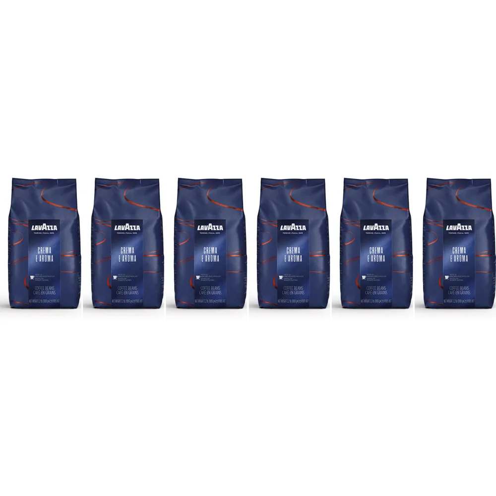 Lavazza Blue Line Crema e Aroma - ziarna kawy - 6 x 1 kilo