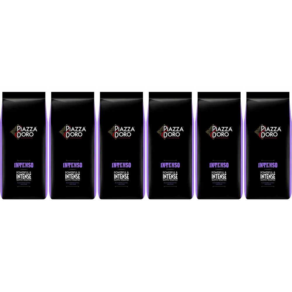 Piazza d'Oro Intenso - kawa ziarnista - 6 x 1 kg