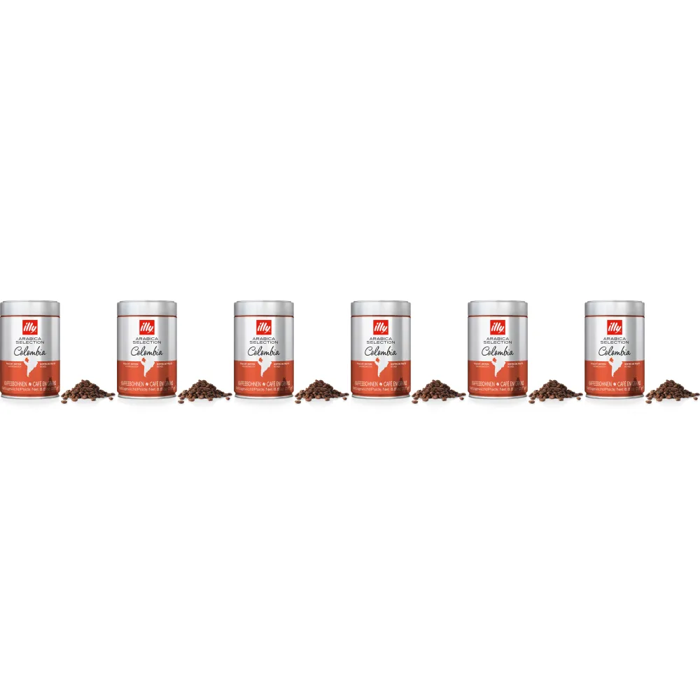 illy - Arabica Selection Colombia - 6 x kawa ziarnista - 250g