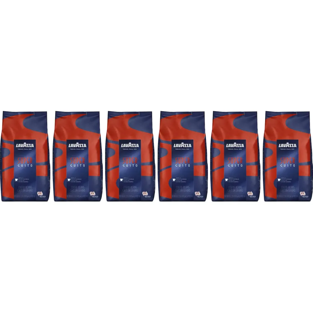 Lavazza Super Gusto - kawa ziarnista - 6 x 1 kg