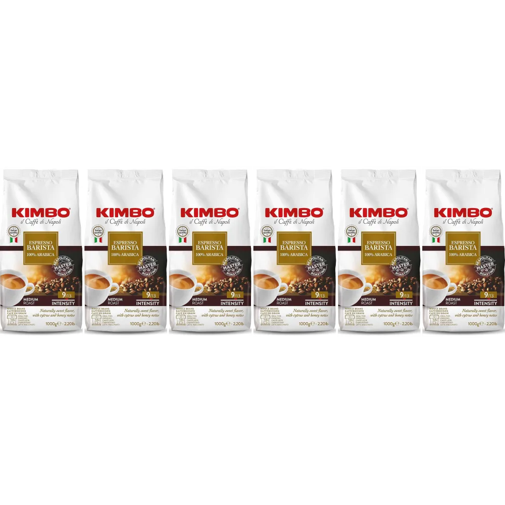 Kimbo Espresso Barista 100% arabica - kawa ziarnista - 6 x 1 kg