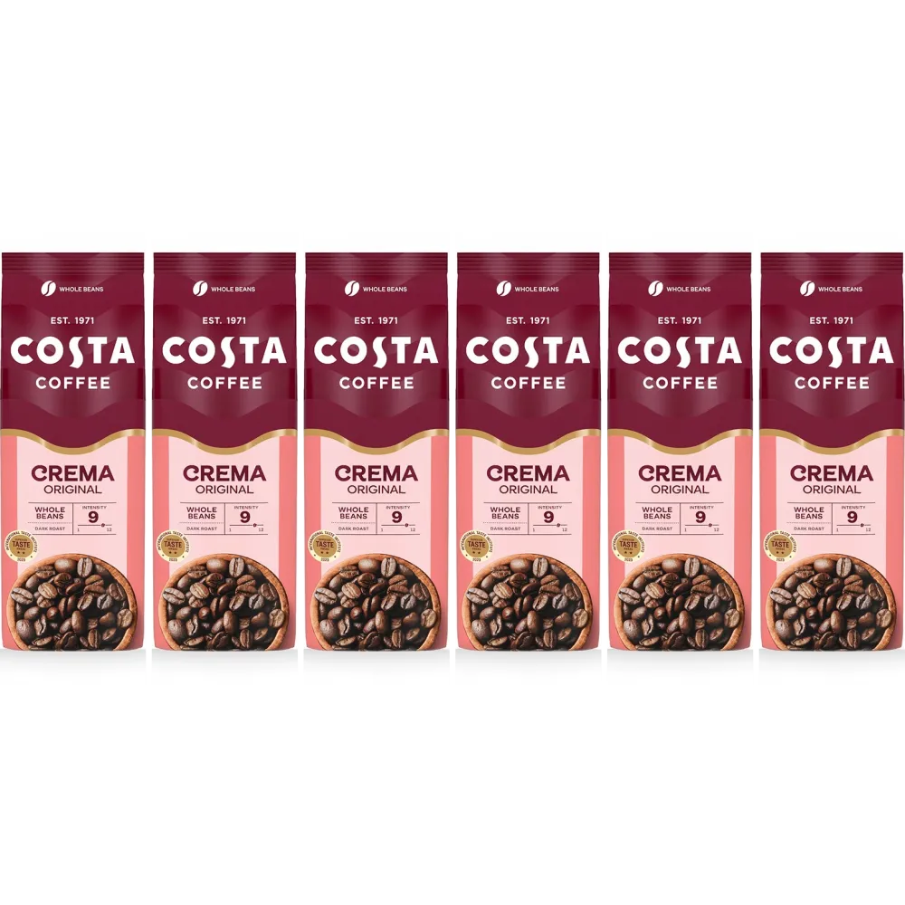 Costa Coffee Caffè Crema Original Blend - kawa ziarnista - 6 x 1 kilogram
