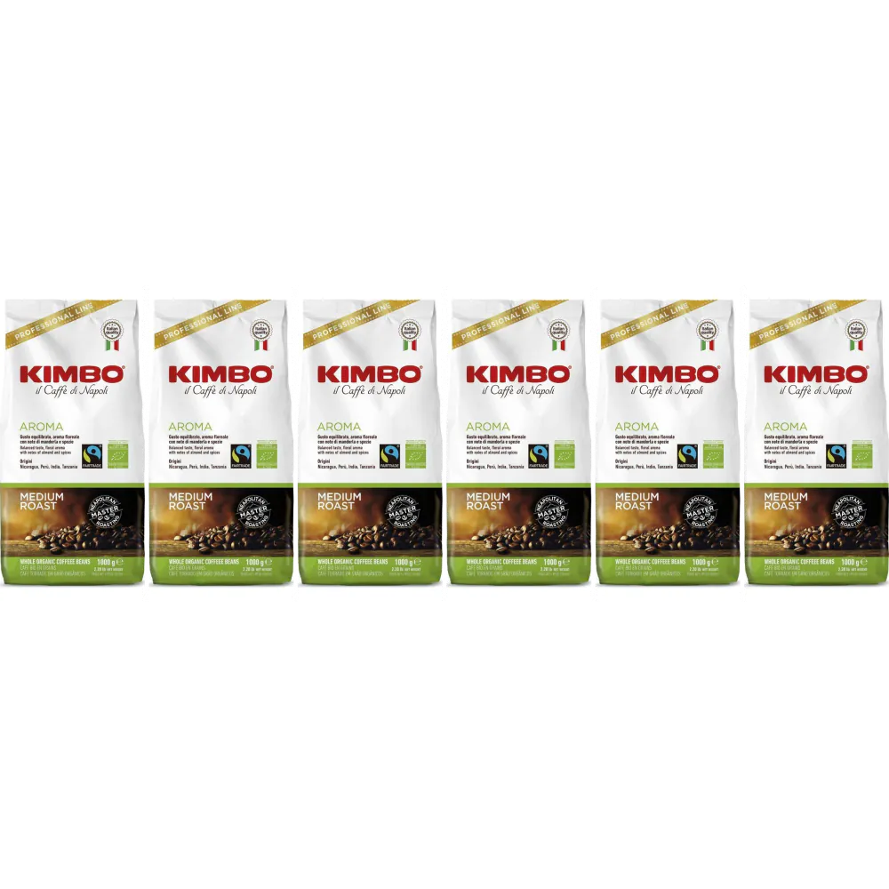 Kimbo Aroma Organic - kawa ziarnista - 1 kilogram