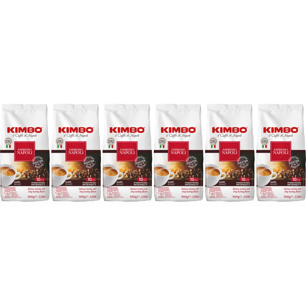 Kimbo Barista Espresso Napoli / Napoletano - kawa ziarnista - 6 x 1 kg