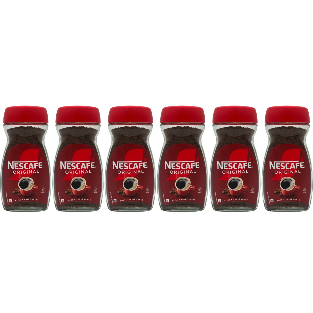 Nescafé Original - kawa rozpuszczalna - 6 x 200 gramów