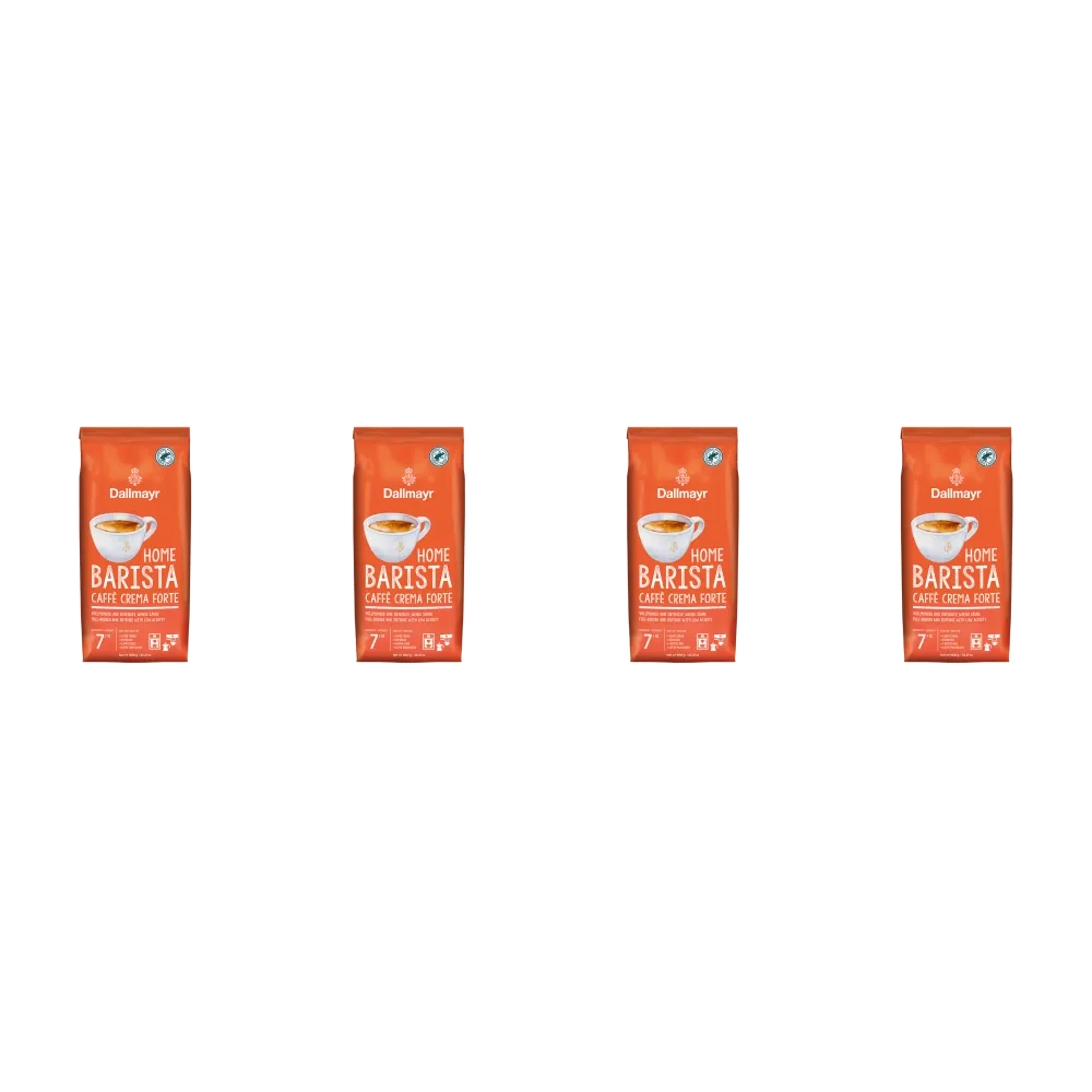 Dallmayr Home Barista Caffè Crema Forte - kawa ziarnista - 4 x 1 kg