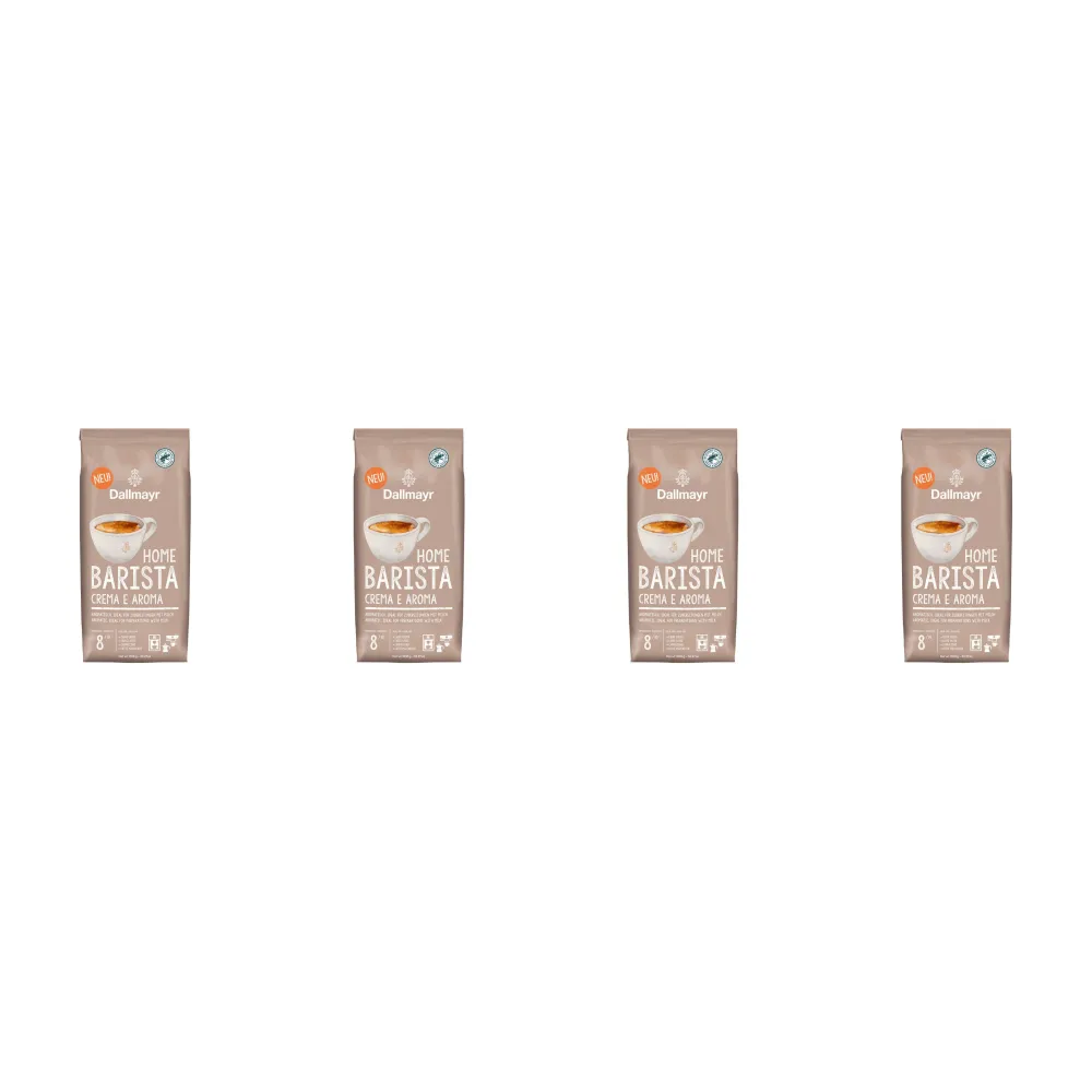 Dallmayr Home Barista Caffè Crema e Aroma - kawa ziarnista - 4 x 1 kg