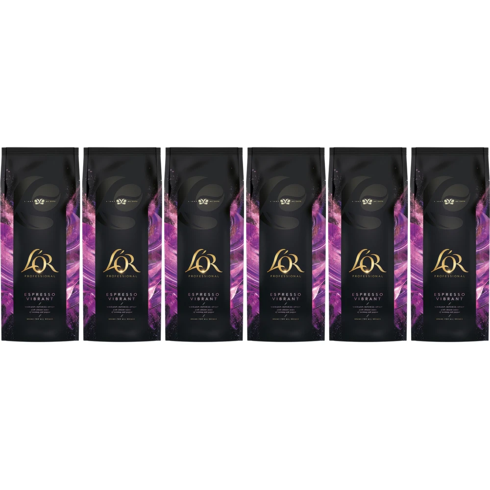 L'OR Vibrant Espresso - ziarna kawy - 6 x 1 kilogram