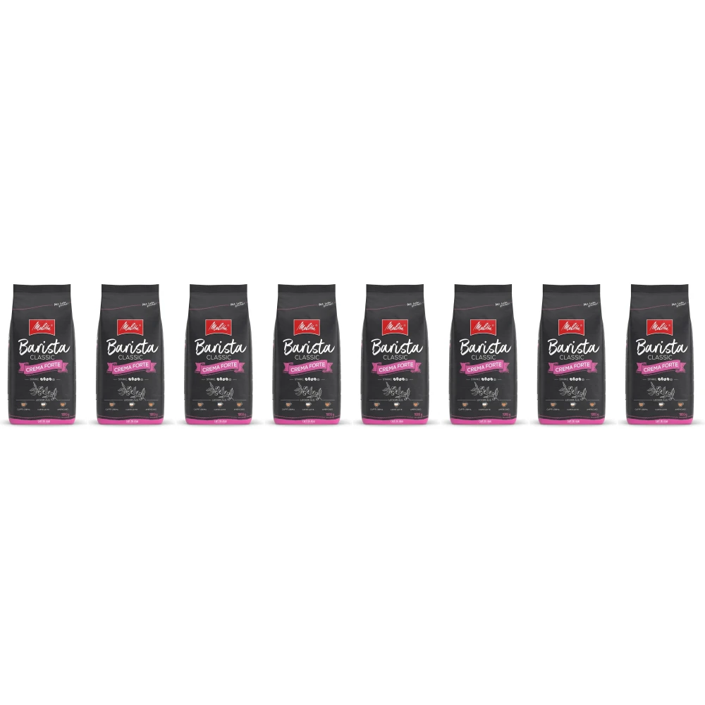 Melitta Barista Crema Forte - kawa ziarnista - 8 x 1 kg