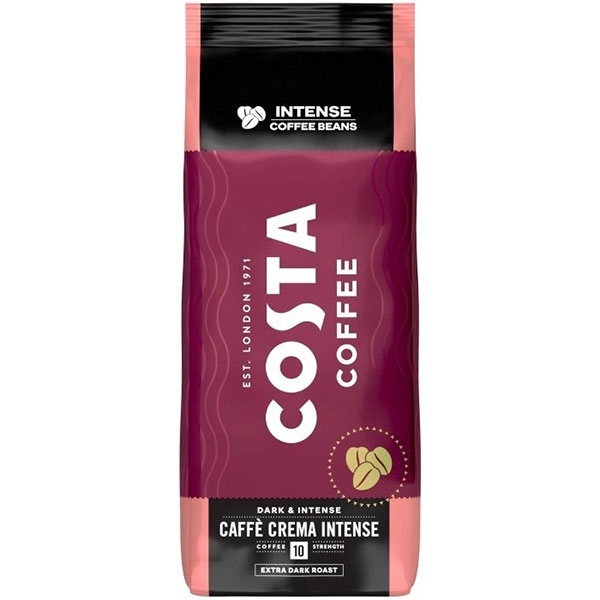 Costa Coffee Caffè Crema Intense - kawa ziarnista - 6 x 1 kilogram