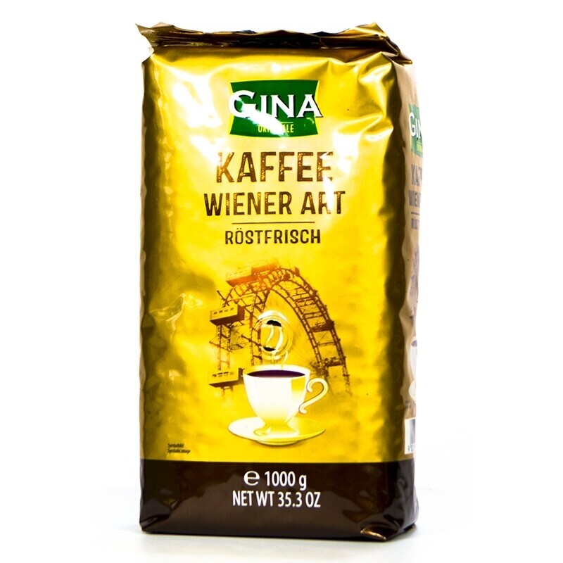Gina Wiener Kaffee - kawa ziarnista - 6 x 1 kg