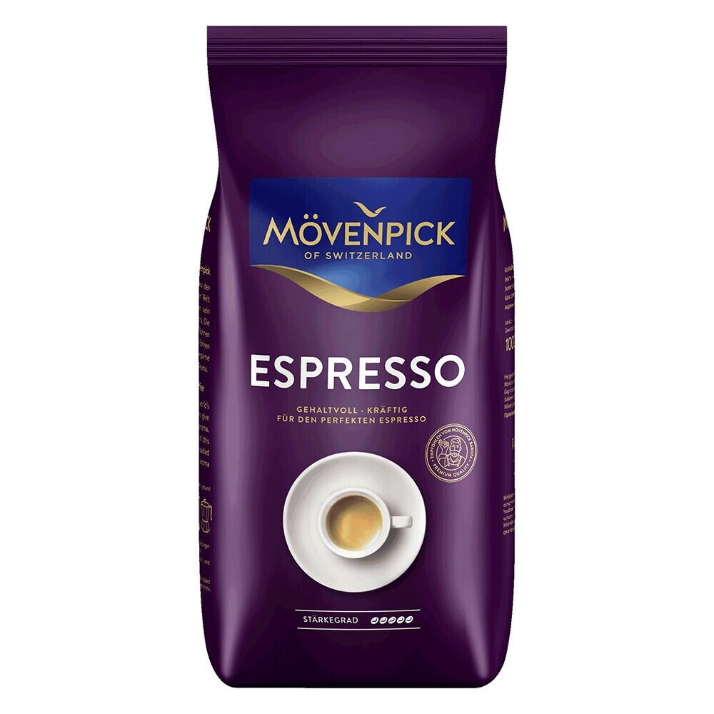 Mövenpick Espresso - kawa ziarnista - 4 x 1 kg