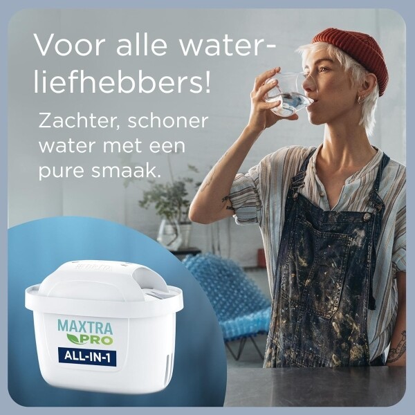 Brita - Szklany dzbanek filtrujący + 1 wkład Maxtra 1 szt.