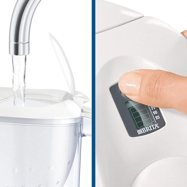 Brita - Dzbanek filtrujący wodę Marella Biały + 1 wkład Maxtra 2,4L