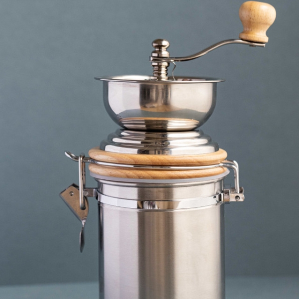 La Cafetière - młynek do kawy / młynek do ziaren - stal nierdzewna