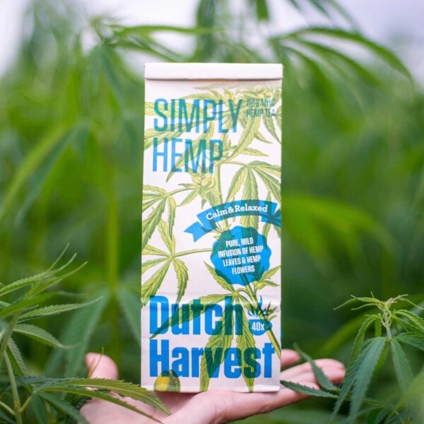 Simply Hemp - Czysta herbata konopna 40 gramów - Herbata sypana Dutch Harvest