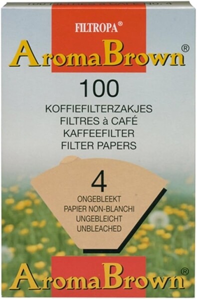 Filtropa Aroma Brown - koffiefilters maat 4 - 100 stuks