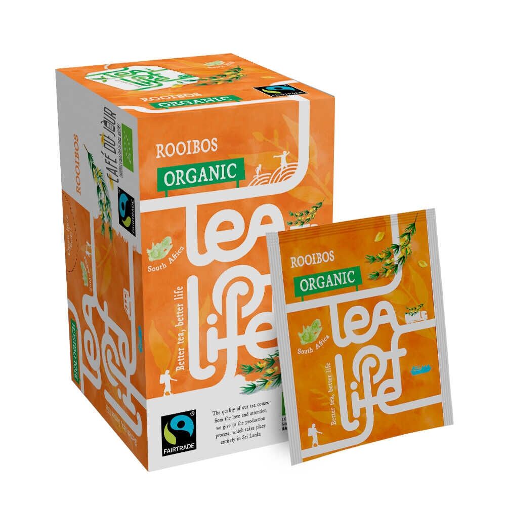 Rooibos - Organic & Fairtrade - Tea of Life - 25 torebek herbaty