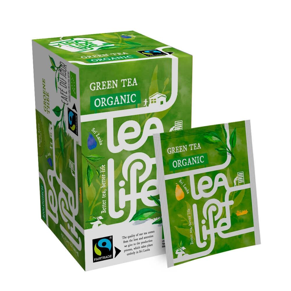 Zielona herbata - organiczna i Fairtrade - Tea of Life - 25 torebek herbaty