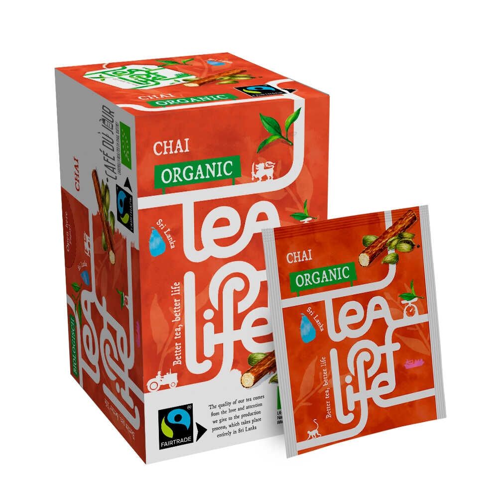 Chai - Organic & Fairtrade - Tea of Life - 25 torebek herbaty