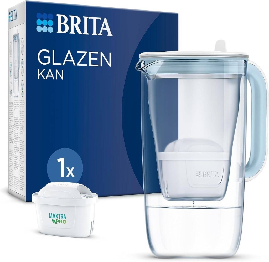Brita - Szklany dzbanek filtrujący + 1 wkład Maxtra 1 szt.