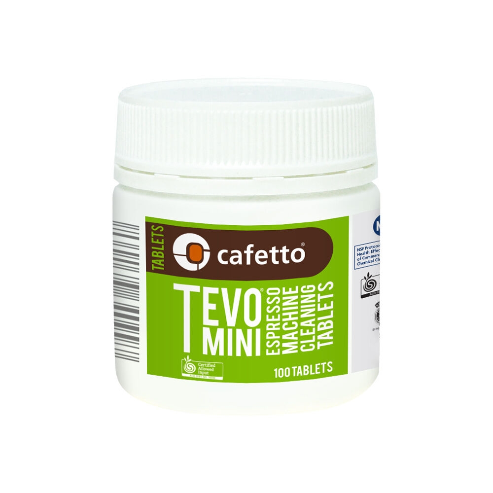 Cafetto Tevo® mini - tabletki czyszczące do ekspresów do kawy (1,5 g) - 100 sztuk