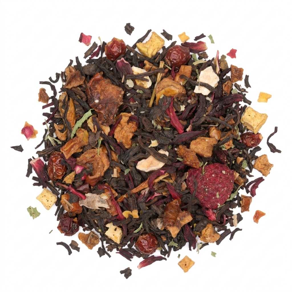 Owoce leśne - herbata Pu-Erh 100 g - herbata sypka Café du Jour