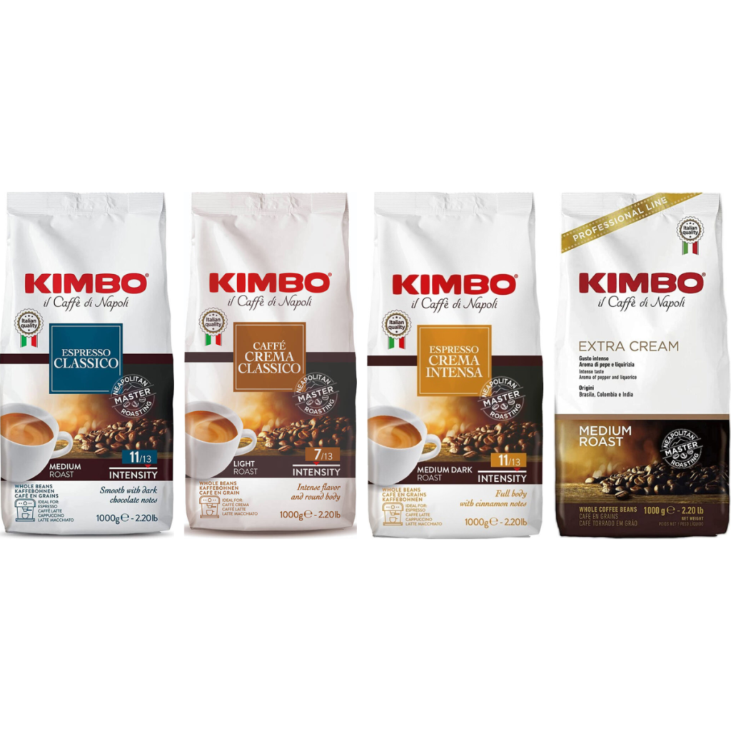 Kimbo Zestaw Degustacyjny Klasyczne Włoskie - 4 x 1 kg
