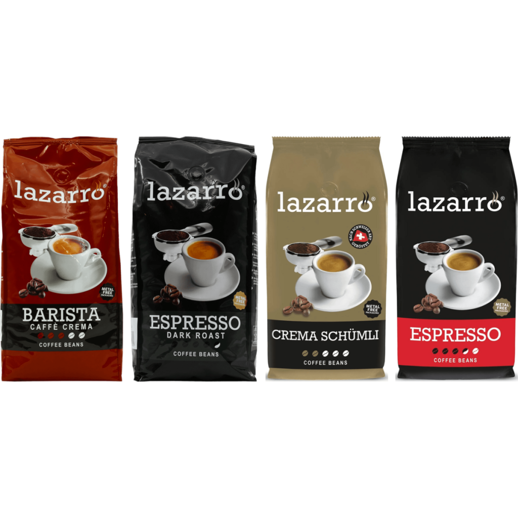Lazarro Zestaw Degustacyjny - kawa ziarnista - 4 x 1 kg