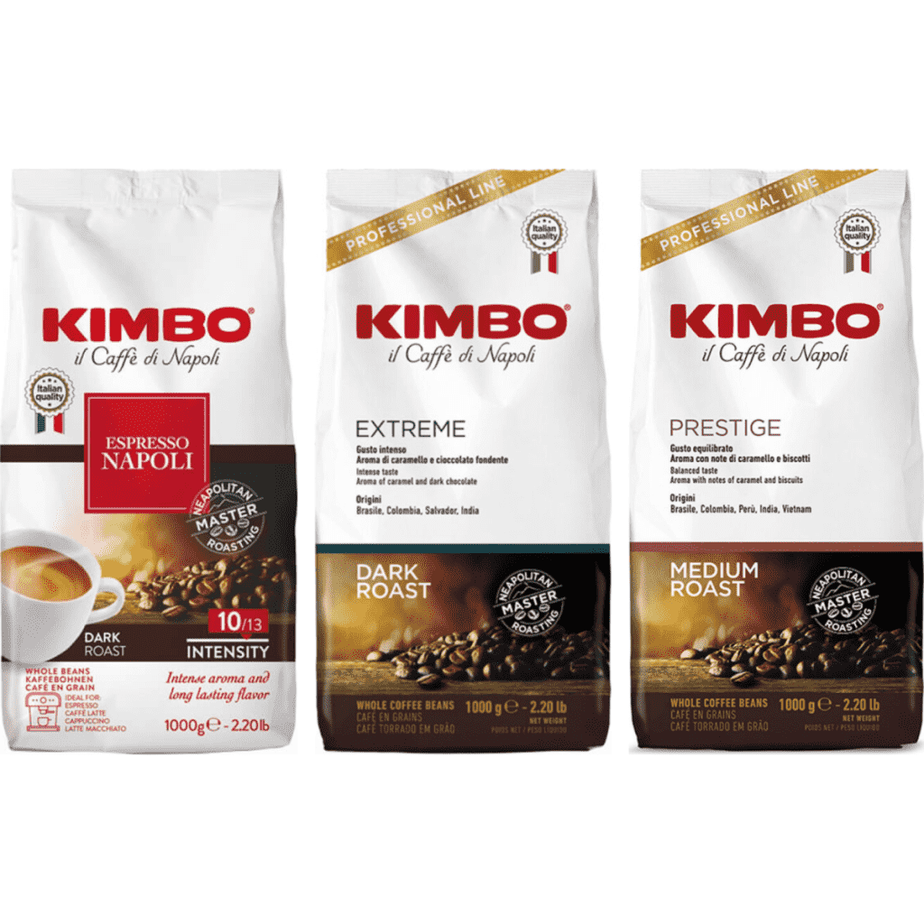 Kimbo Zestaw Degustacyjny Mocne & Intensywne - 3 x 1 kg