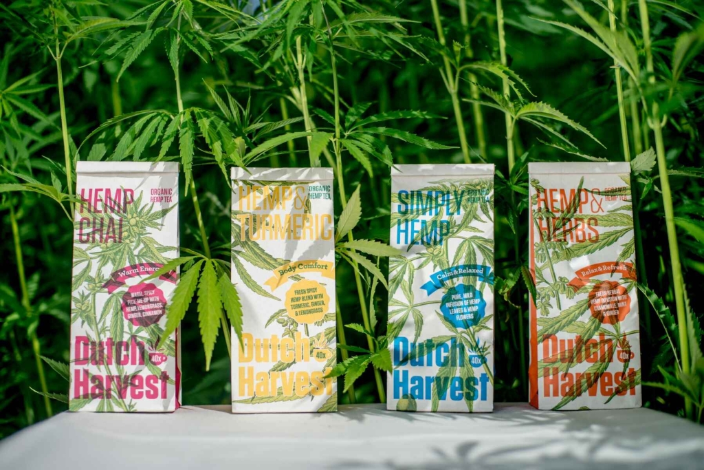 Hemp & Herbs - Mieszanka herbaty z konopi i ziół 40 gram - Dutch Harvest herbata sypana