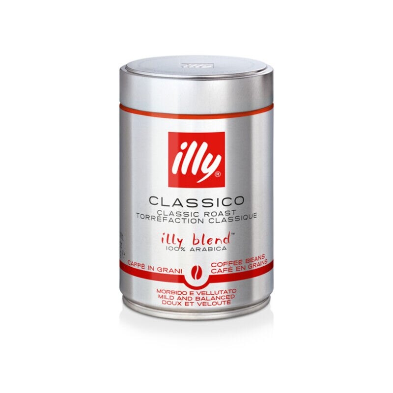 Illy klasyczne palenie (czerwone) ziarna kawy 250 g