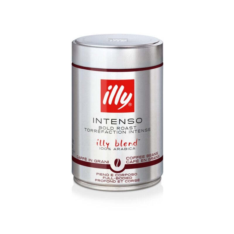 Illy ciemno palone (czarne / intenso) ziarna kawy 250 g