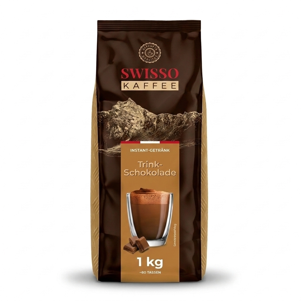 Swisso Kaffee Czekolada na gorąco - napój w proszku - 1 kg
