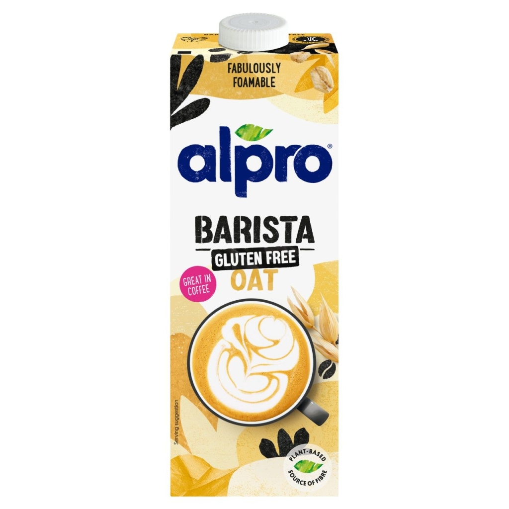 Alpro Barista Owies - bezglutenowy napój do spieniania - karton 8 x 1 litr