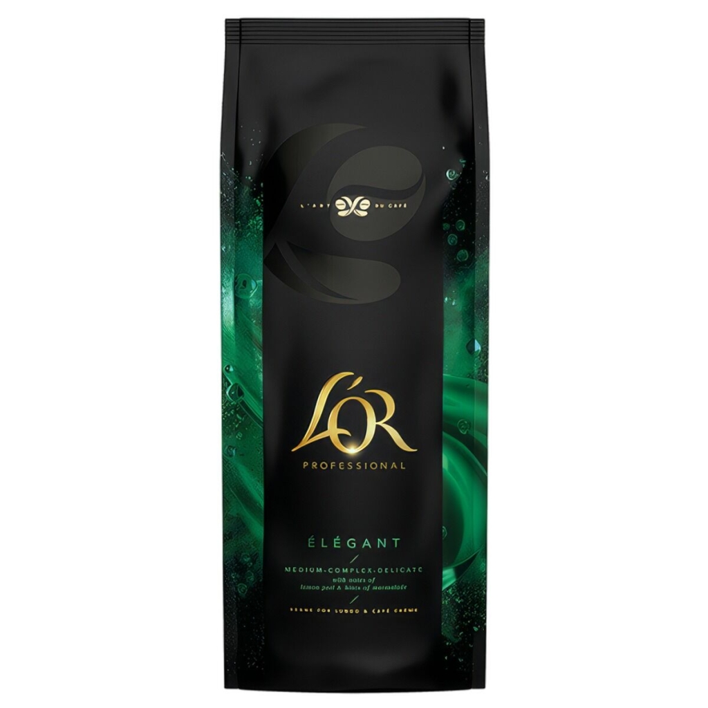 L'OR Espresso Elegant Espresso - ziarna kawy - 1 kilogram - krótki termin (14.10.2026)
