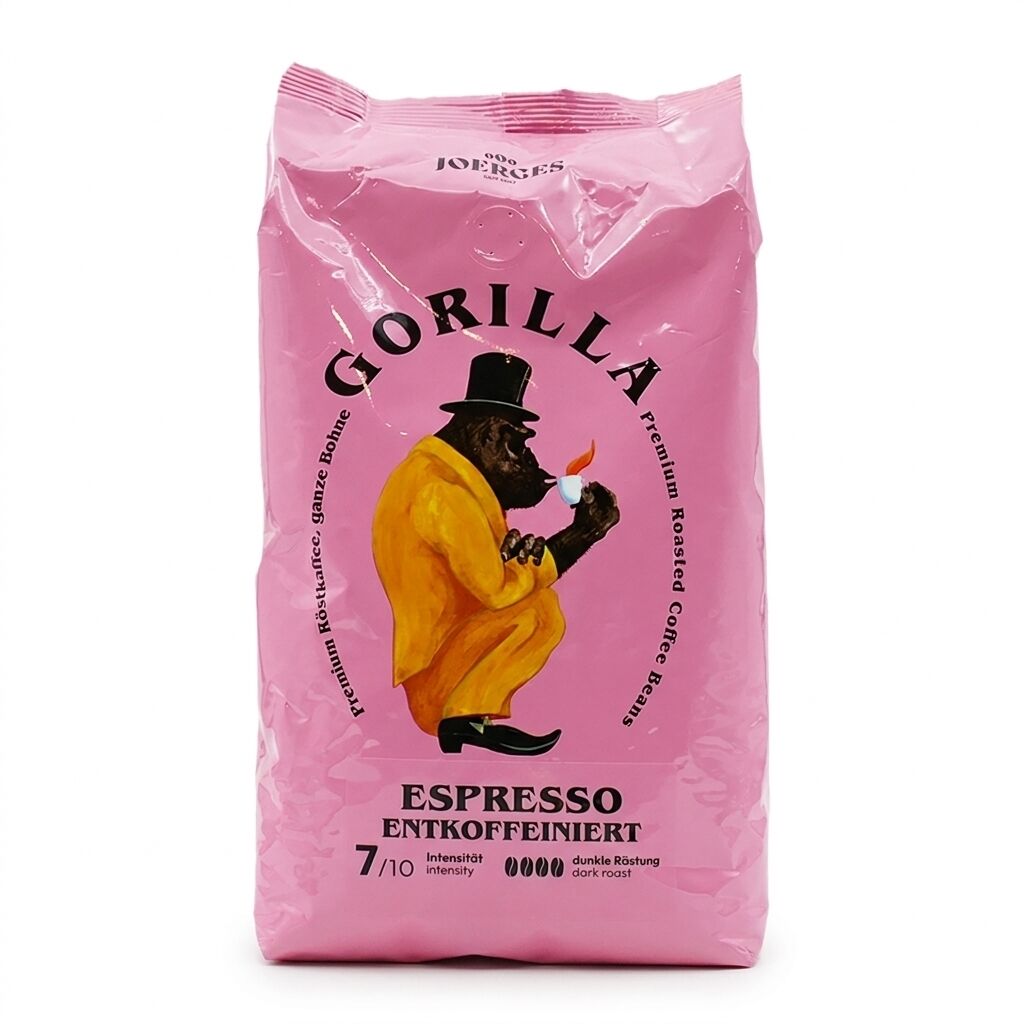 Gorilla Espresso - kawa ziarnista bezkofeinowa - 1 kg